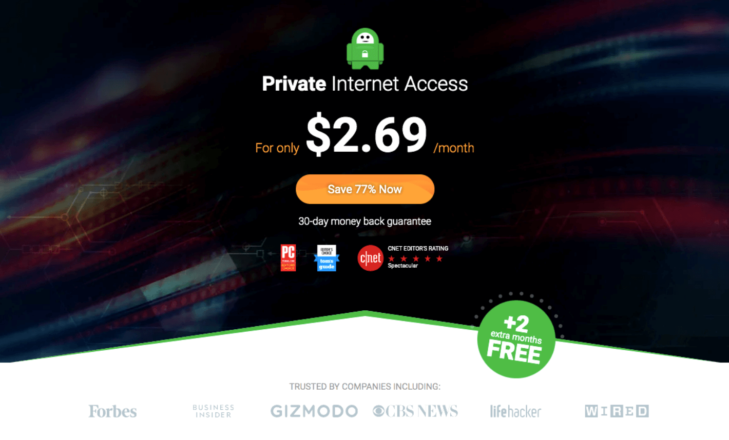 private internet access vpn free review